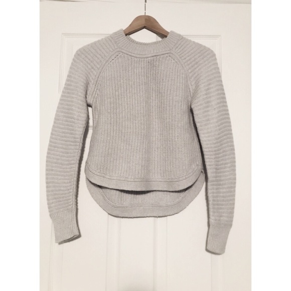 Wilfred Sweaters - Aritzia Wilfred Calais Sweater Merino Wool Grey XS